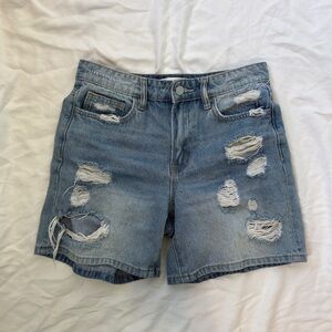 VERVET‎ Women's Distressed Jean Shorts Size Small